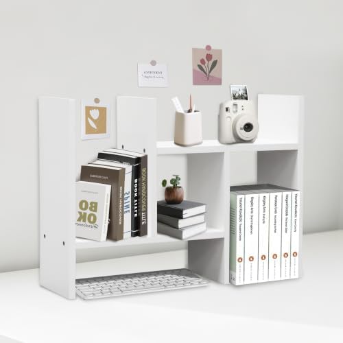 MASAKA B&W Adjustable Stackable Office Supplies Desk Organizer