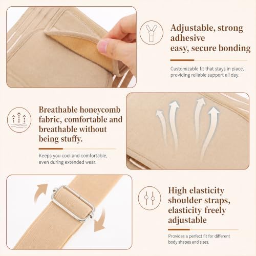 Pregnancy Belly Band, Pregnancy Support Belt, Beige, Large