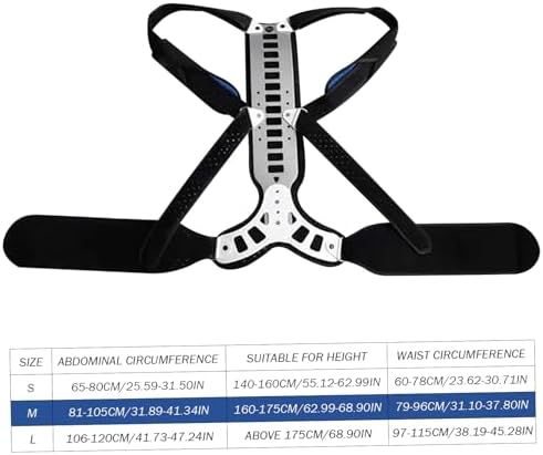 Back Brace Corrector, Adjustable Hunchback Corrector, Breathable Back Straightener, Pain Relief Improve Thoracic Kyphosis Spine for Men Women, L