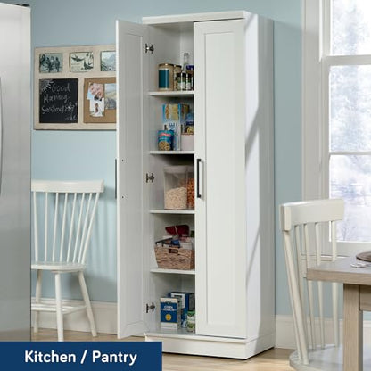 HomePlus Storage Cabinet/ Pantry cabinets, Soft White finish
