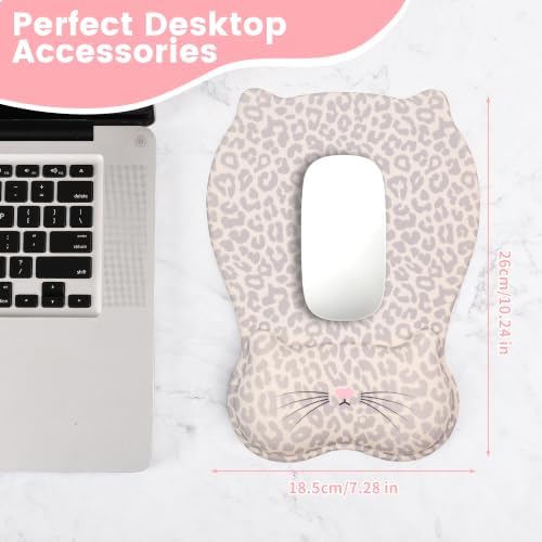 Ergonomic Mouse Pad with Wrist Rest,Cute Memory Foam Mousepad Wrist Cushion