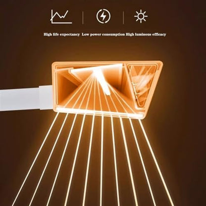 Eye-care Study Lamp, LED Desk Lamp for Home Office, Full Spectrum Eye Protection Desk Lamp, 4000K Adjustable Height Gooseneck Desk Light, Stepless Dimming, Touch Control ,LED Table Lamp(80cm)