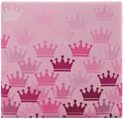 Comfortable Ergonomic Square Seat Cushion Doodle Crown