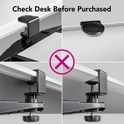 EHO Clamp-On Desk Organizer, Multifunctional with Pencil Drawer, Mouse Pad Storage, Swivel, Spill-Proof, Under Desk Storage, Easy Installation, Reduces Clutter, TAA-Compliant