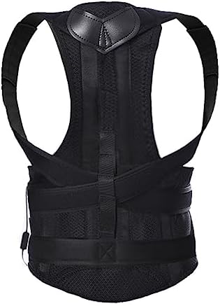 NICHOY Postural Extension Back Straightener, Kyphosis Support, Mild Scoliosis Rigid Posture Corrector Vest, Easy to Wear(A,M-M)