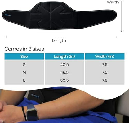 Trigger Point Support Brace – Adjustable Lower Back Support & Posture Corrector Belt with Removable Trigger Point Balls, Core & Spine Support, Medium
