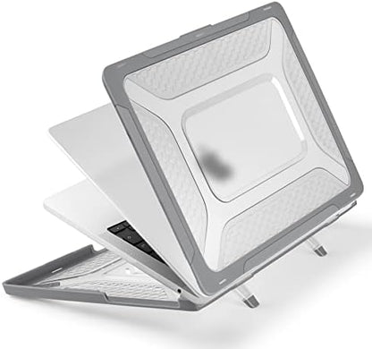 Batianda Extreme Heavy Duty Case for MacBook Air 13.6" 2026-2022, Grey
