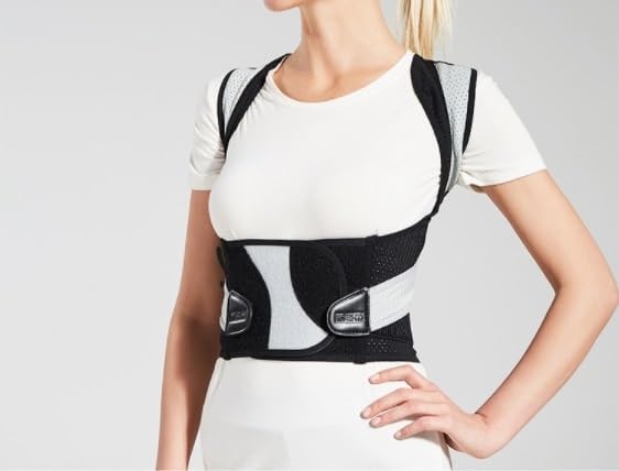 Invisible correction belt invisible anti-hunchback posture spine corrector (D,Large)