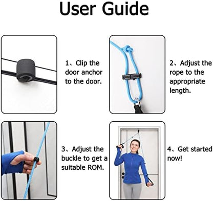 Shoulder Pulley Over The Door Physical Therapy System