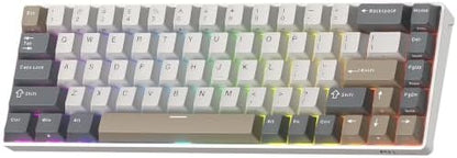 RK ROYAL KLUDGE RK68 65% RGB Wireless Mechanical Keyboard for Gaming, Work