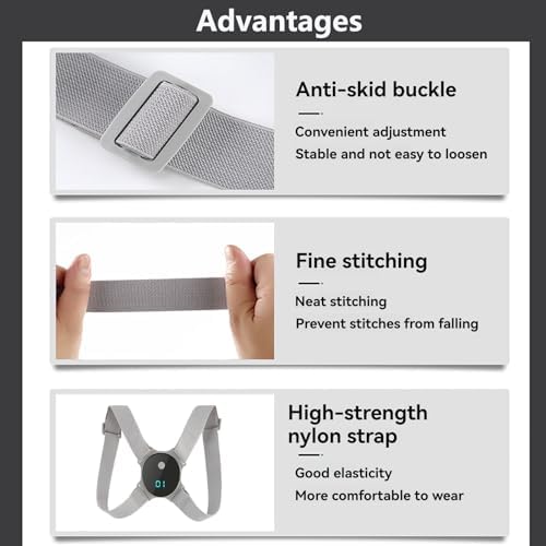 Smart Posture Corrector - Adjustable Upper Back Brace
