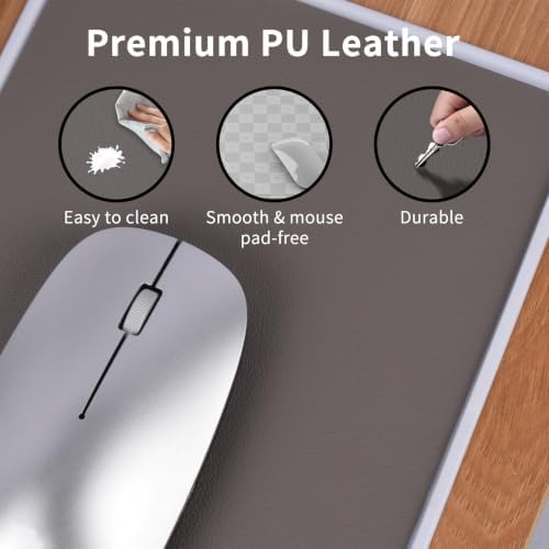 Home Office Lap Desk with Wrist Rest Wrist Rest, Mouse Pad, and Phone Holder Large Laptop Bed Desk for Notebook, Laptop, Tablet, Lap Stand Fits Up to 17 Inch Laptops (Woodgrain)