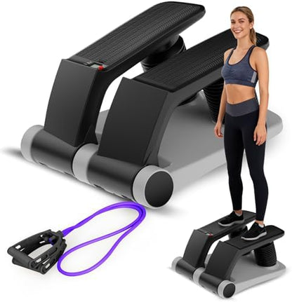 Air Stepper Machine with Resistance Bands