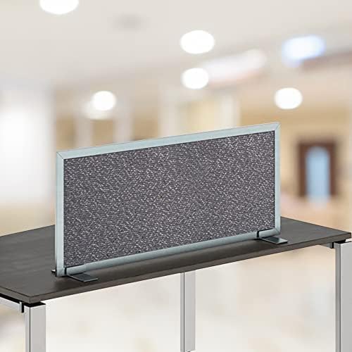 OBEX Acoustical Free Standing Privacy Screen, Cubicle Accessories Desk Privacy Panel, Desk Dividers for Office, Office Furniture Partitions Portable Sound Proof Dividers, 24" x 30", Graphite