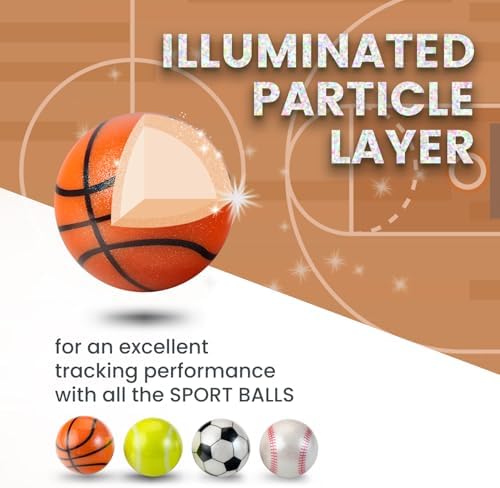 Perixx PERIPRO-303 BKB 1.34 inches Sports Trackball - Fun Novelty Basketball Ball Design - Compatible for M570, M575, PERIMICE-517/520/717/720, and Other 1.34 inches Trackball Mouse