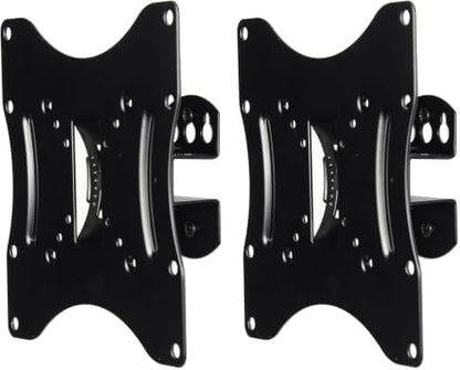 VideoSecu TV Wall Mount Bracket Compatible with VESA 200/200x100/100x100 LCD LED TV Monitor Flat Panel Display Loading Capacity to 66 lbs ML421B 1H5 (Pack of 2)