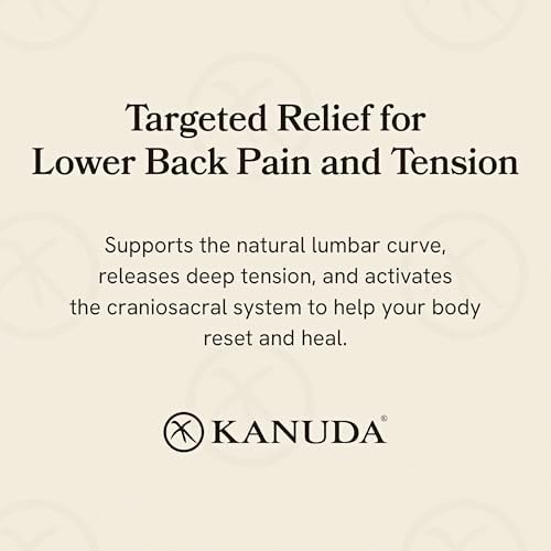 Kanuda Lumbar Nap Lower Back Stretcher Traction Device for Posture Correction Designed by a Phyiscal Therapist