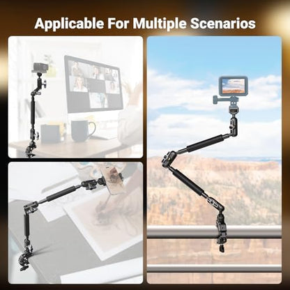 NEEWER 22" Magic Arm with Desk C Clamp, Overhead Camera Mount, UA057