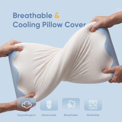 NEWBULIG Contour Memory Foam Cervical Pillow with Neck Support