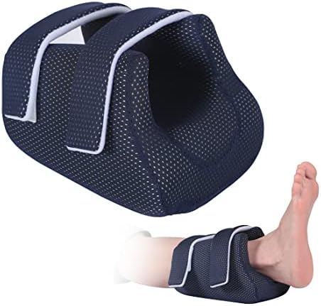 EZ Assistive Heel Protector Cushion Foot Pillow Remove Pressure, A Heel Protection Foot Wedge Pillow to Relief Pressure from Sores and Ulcers