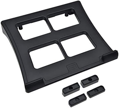 DAC Ventilated Height and Angle Adjustable Laptop Stand Riser for Desk, Non-skid, Cable Management Included 2.6" x 11.5" x 13"