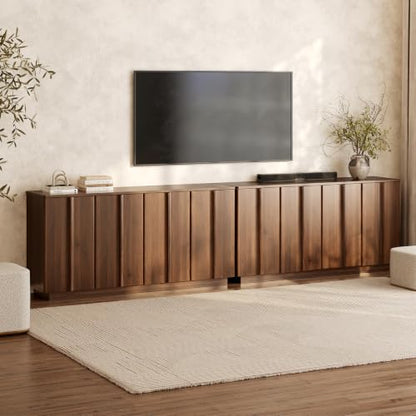 61" Sideboard Buffet Cabinet with Storage Walnut