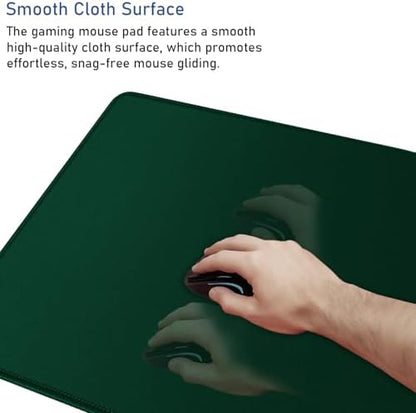 Large Gaming Mouse Pad with Stitched Edges (47.3 X 23.6 in) Waterproof