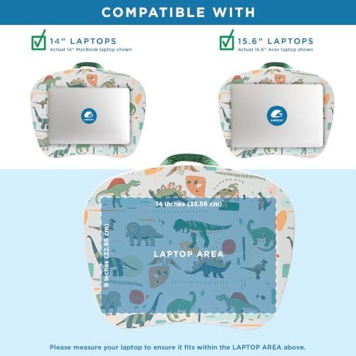 LAPGEAR MyStyle Lap Desk – Dino, Fits 15.6" Laptops