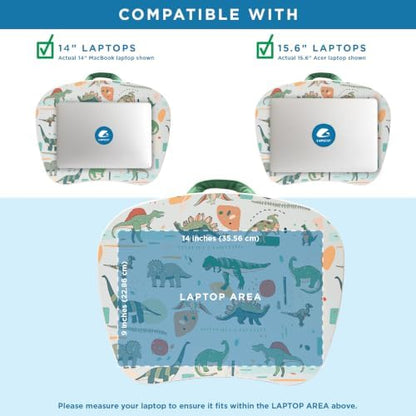 LAPGEAR MyStyle Lap Desk – Dino, Fits 15.6" Laptops