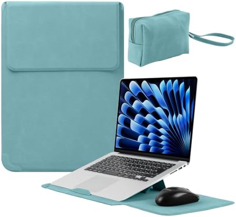 15-16 Inch Protective Laptop Sleeve with Stand, for MacBook Pro/MacBook Air