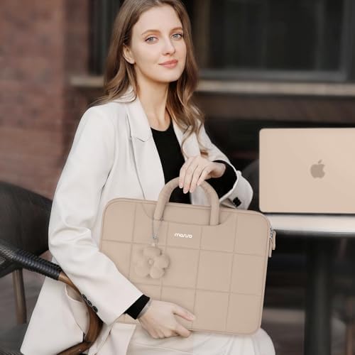 MOSISO Laptop Case 13.3 inch, 13-13.3 inch Laptop Sleeve, Brown