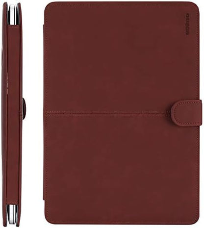 MOSISO PU Leather Sleeve Case Compatible with MacBook Air 13.6 inch