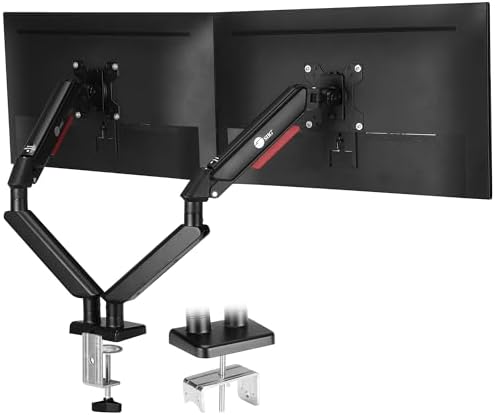 SIIG Dual Monitor Arm, 13"-32", 22 lbs, VESA 75/100, CE-MT3Y11-S1