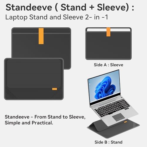 Smatree MobileBase Laptop Shoulder Case with Stand for 16 inch HP OmniBook