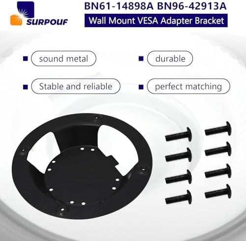 BN61-14898A BN96-42913A Wall Mount VESA Adapter Bracket for Samsung Odyssey G6 G7 27/28/32/49'' Monitor C49HG90DM C49J890DK C49RG90SS S49A950UI C32G75TQS C32HG70QQ S32BG650E S32BG652E S32BG654E