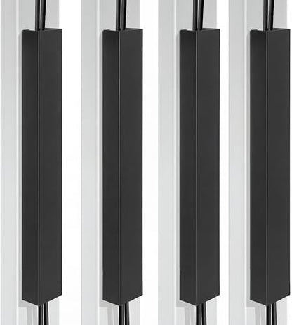 Blulu 4 Pack Steel Magnetic 14 Inch Cable Management Channel for Under Desk Leg Vertical Wire Hider Cover Cable Desk Organizer No Drill Cord Organizer Cord Hider Management for Home Office (Black)
