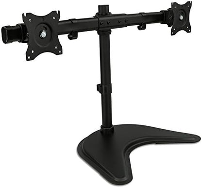 Mount-It! Free Standing Dual Monitor Stand, 19-27" Screens