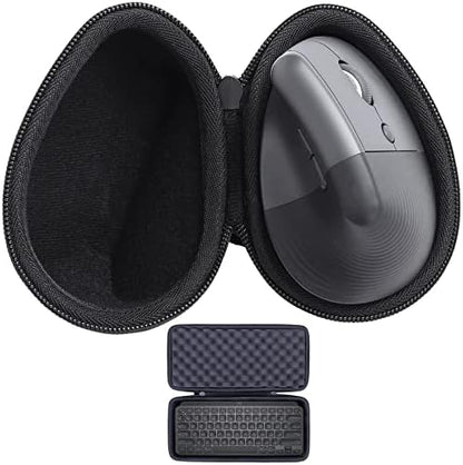 Hard Case for Logitech Lift Vertical Mouse + MX Keys Mini Keyboard