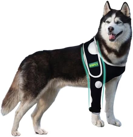 Dog Elbow Protector, Front Leg Sleeve for Elbow & Shoulder, M