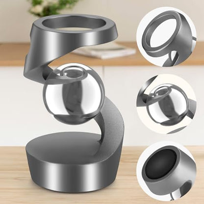 Kinetic Spinning Fidget Desk Toy for ADHD Stress Relief, Gray