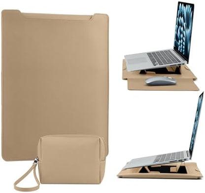 15-16 Inch Protective Laptop Sleeve with Stand, for MacBook Pro/MacBook Air