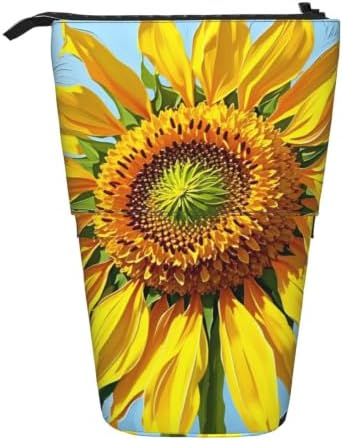 Sunflowers Flowers Standing Pencil Case