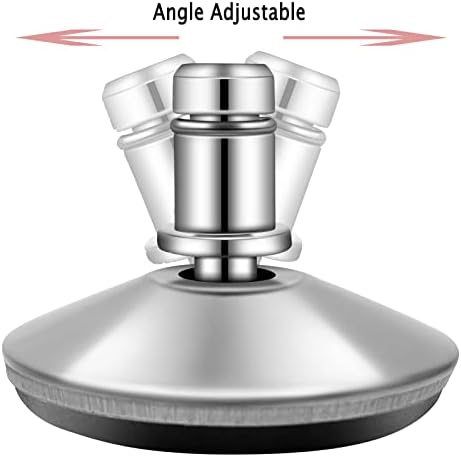 Bell Glides Replacement Office Chair Swivel Caster Wheels to Fixed Stationary Castors，Adjustable Castor Low Profile Stool with Separate Self Adhesive Felt Pads Black 5pcs Silver