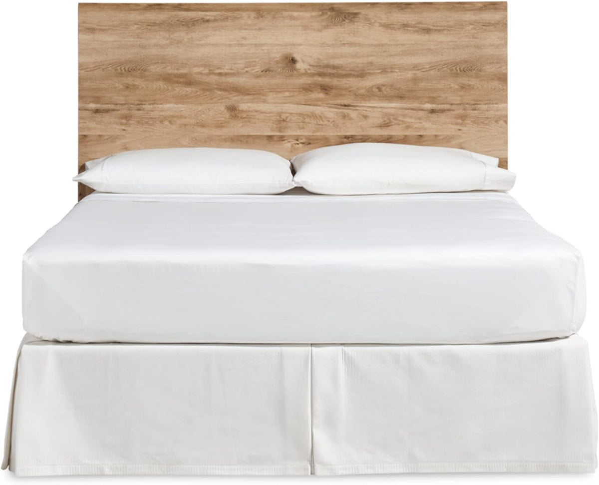 Signature Design by Ashley Hyanna Rustic Decorative Laminate Panel Headboard ONLY, Queen, Brown