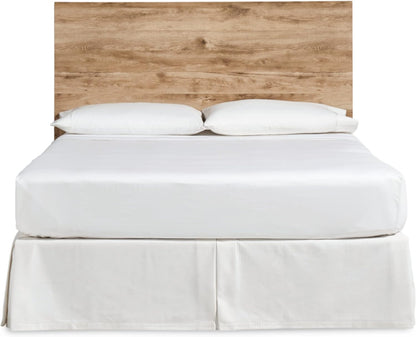 Signature Design by Ashley Hyanna Rustic Decorative Laminate Panel Headboard ONLY, Queen, Brown