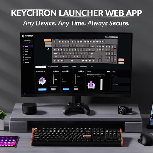 Keychron K10 HE Full-Size Hall Effect Keyboard Wireless, Rapid Trigger