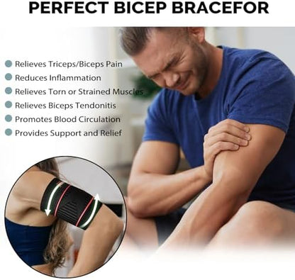 Bicep Tendonitis Brace for Pain Relief, Bicep Compression Sleeve