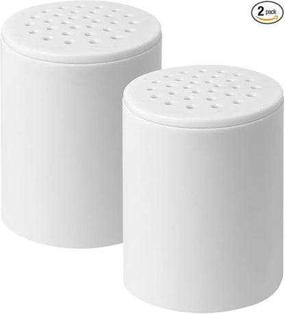 2Pcs 20 Stage Shower Filter Replacement Cartridge, Shower Head Filter Refill for Hard Water Chlorine Heavy Metal, Fit Any Similar Design Shower Water Filter