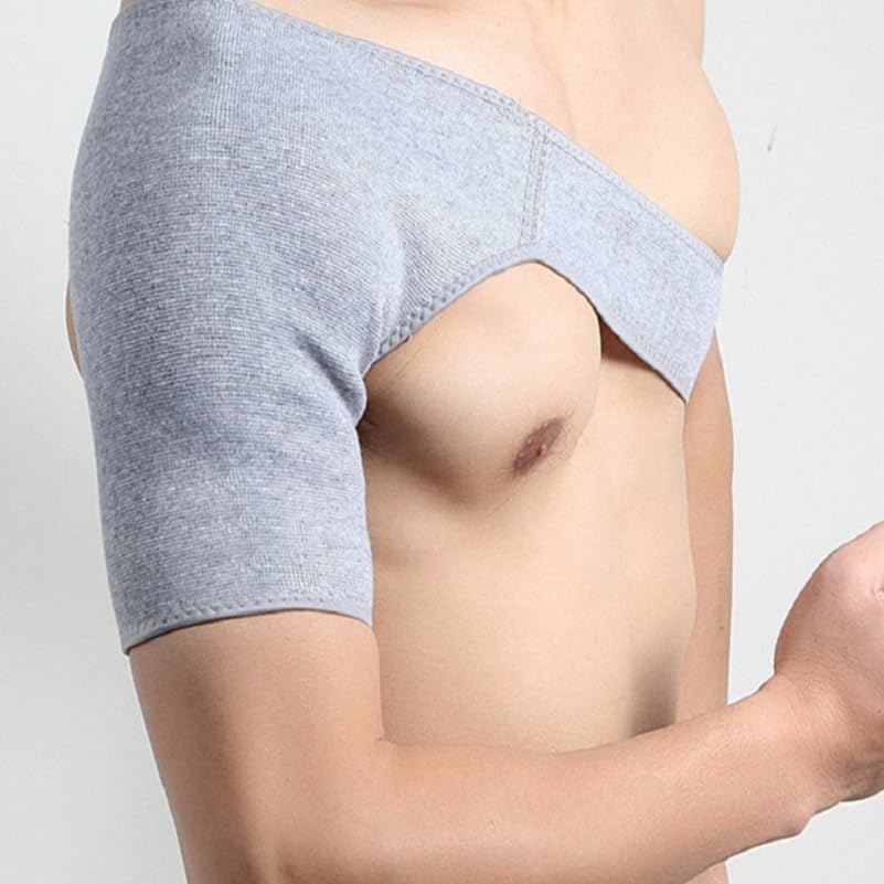 Ipetboom Adjustable Fitness Shoulder Support Brace with Elastic Straps