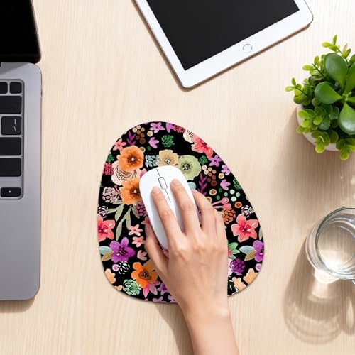 Water Drop Mouse Pad 7.3x8in Non-Slip for Laptop, Bird